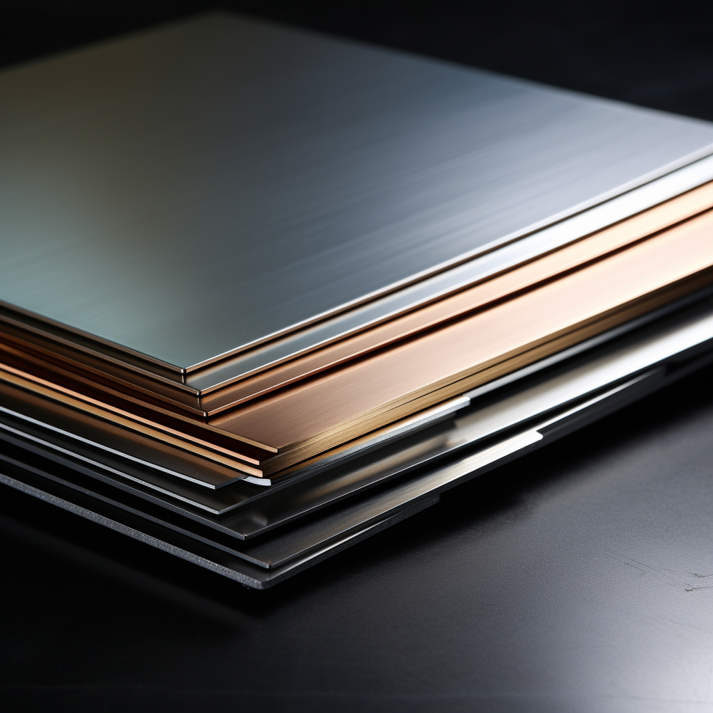 difference thickness sheet metal stacked