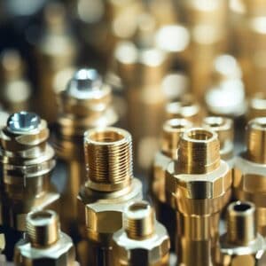 The hi-technology brass fitting connector manufacturing by machining center