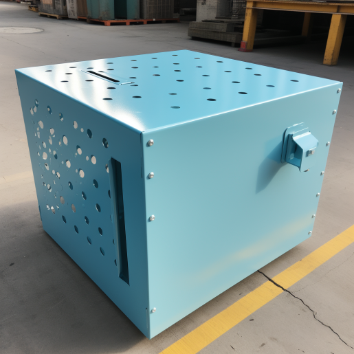 blue plating sheet metal box