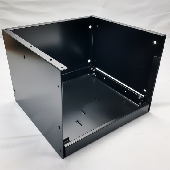 sheet metal box - black oxide treatment