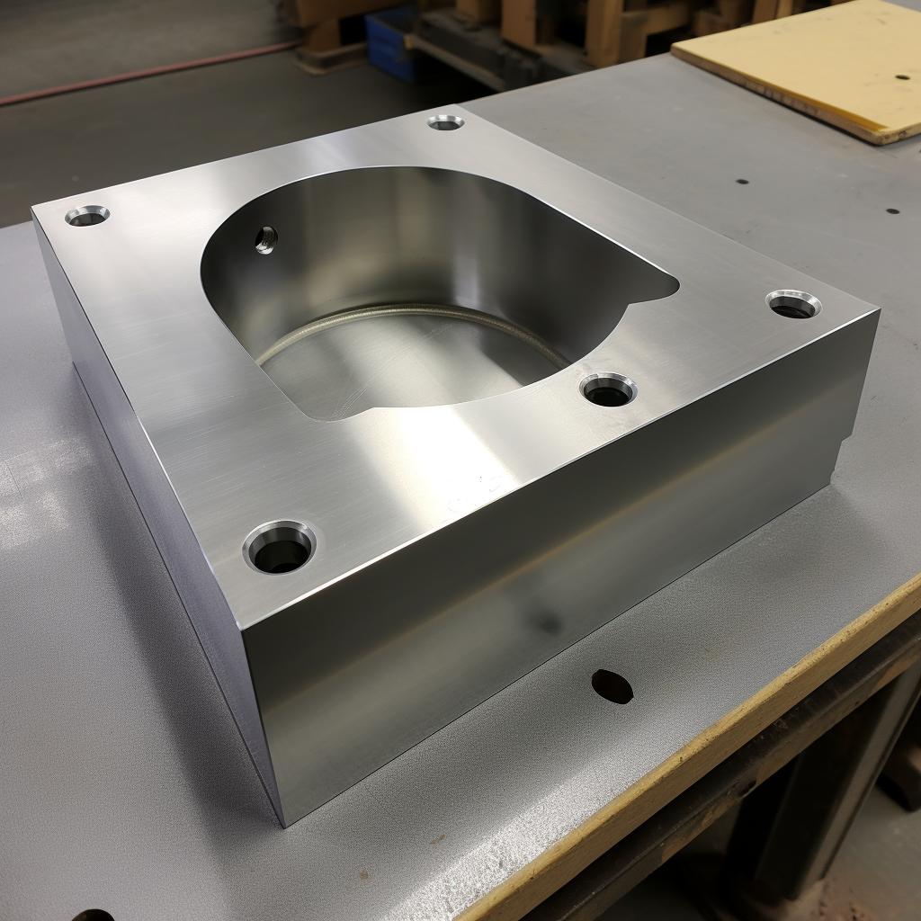 steel cnc milling part
