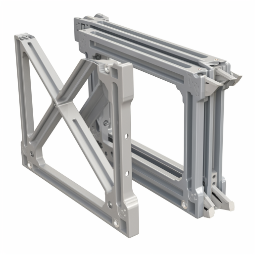 a gry color Cantilever Snap-Fit Joints frame