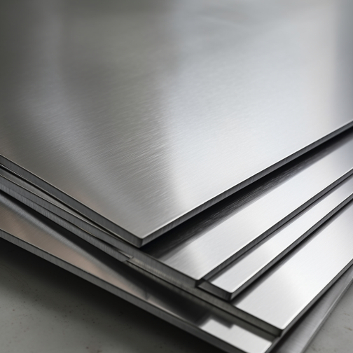 metal sheet with silver gray color