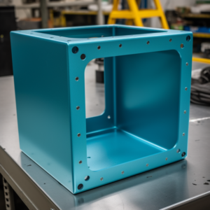 a welded anodizing aluminum enclosure