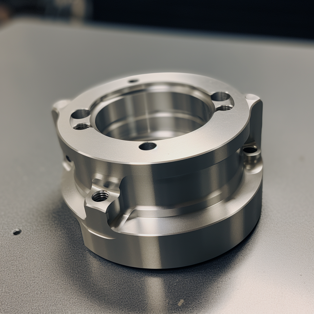 aluminum round cnc turning component, fine surface