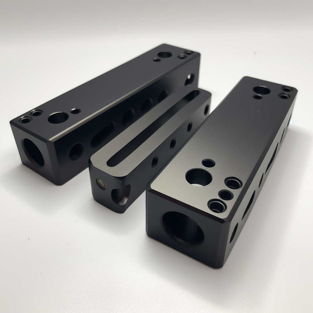 blacken surface, cnc milling components