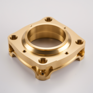 brass, square, milling part