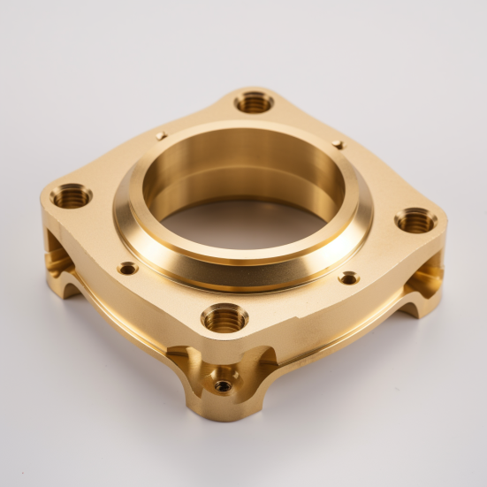 brass, square, milling part