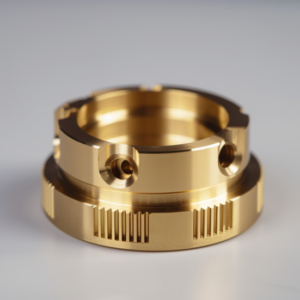 brass, turning, round part