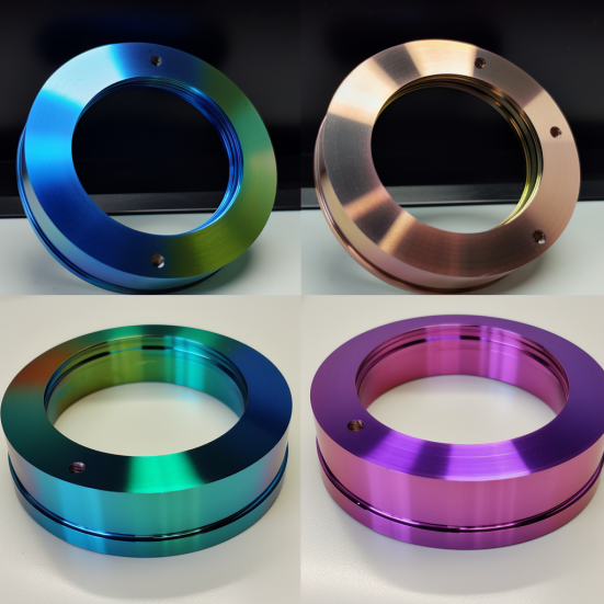 difference thickness anodizing color