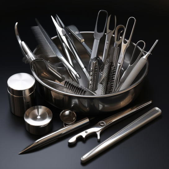 surgical steel, Dental Tools