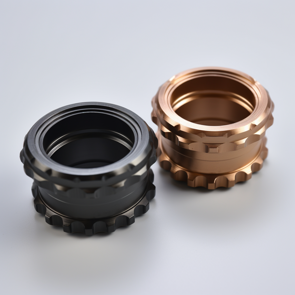 bronze and blacken mild steel, cnc turning parts