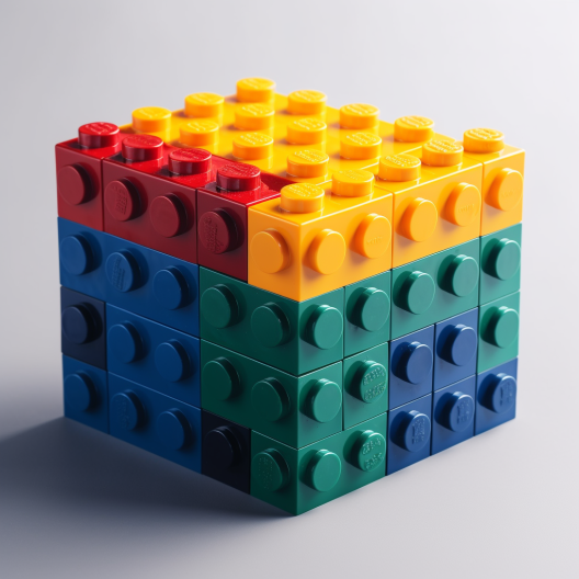 abs plastic, colorful bricks