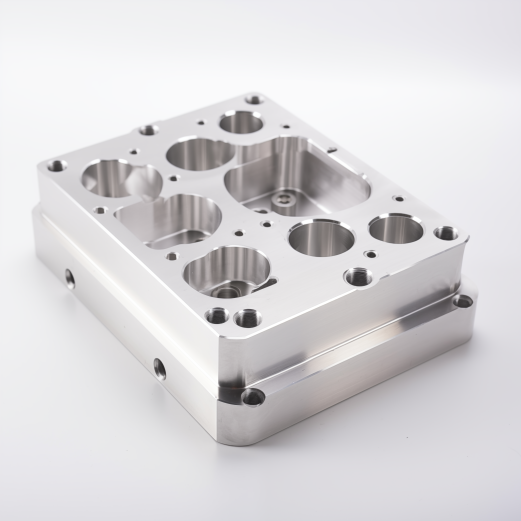 aluminum milling , square, as machined surface