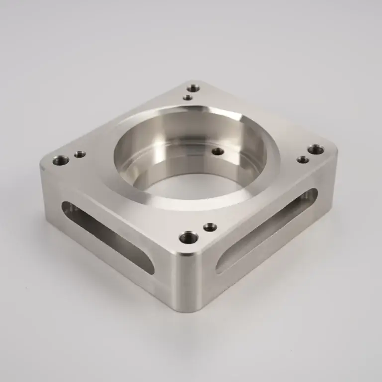 silver coated machined part