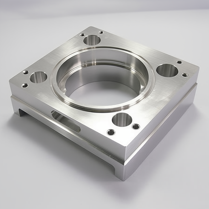 aluminum complex parts, square plate