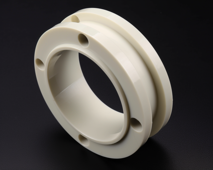 acetal plastic, white, turning,bike part