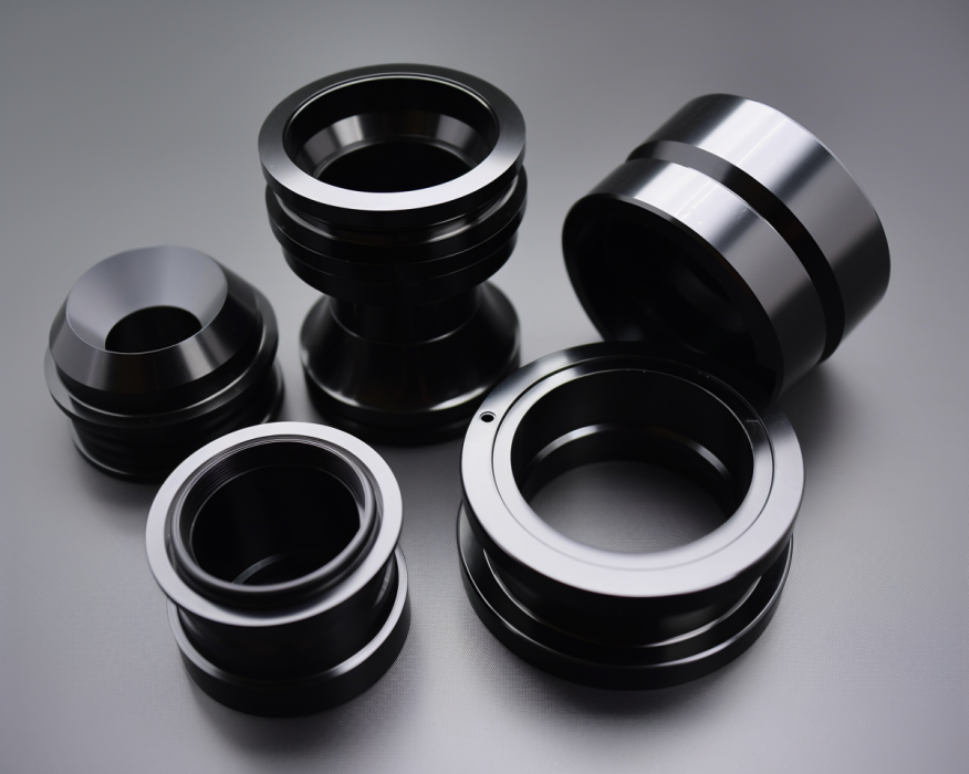 black anodizing, connecting parts