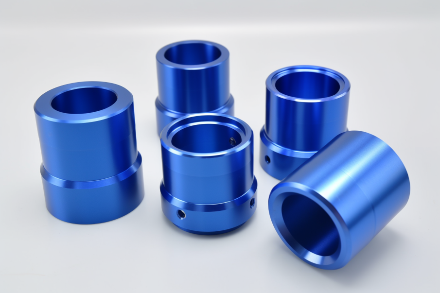 anodizing, bike part, blue, shaft support