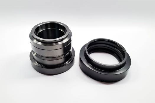 black aluminum camera lens cup