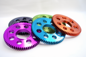 anodizing transfer gear. spur.flat