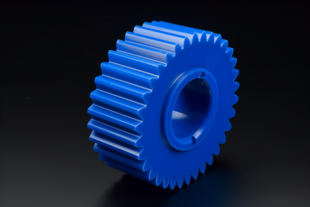 blue spur gear, bike part