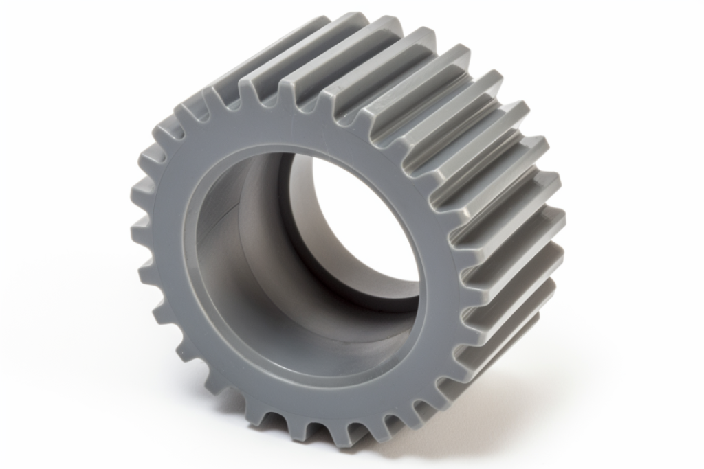 spur gear, grey, nylon