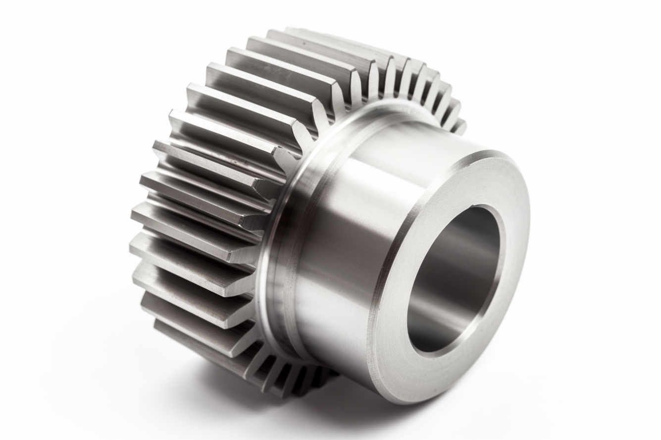 spur gear with hub, transmission part