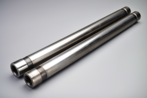 a pair of metal shafts