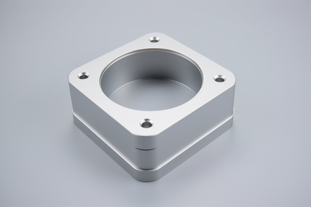 square anodizing mid-supported part