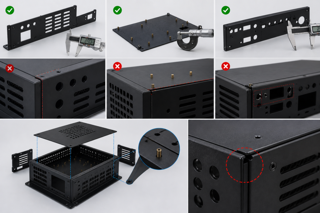 metal chassis assembly quality control