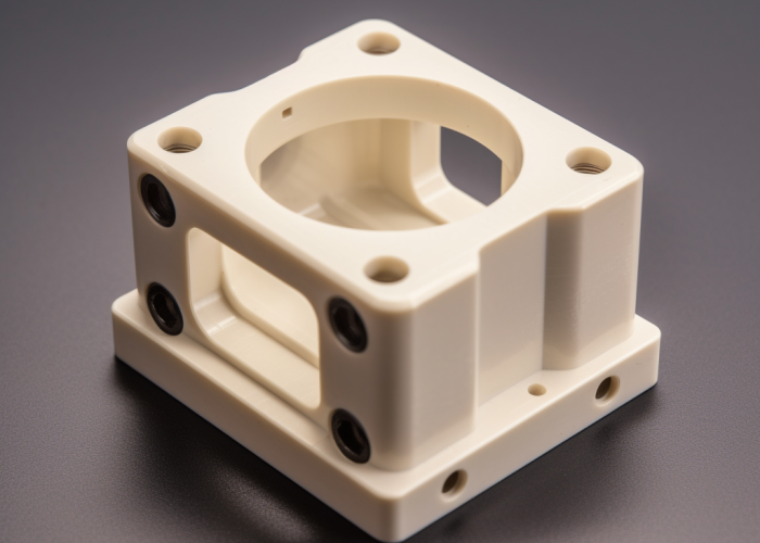 NYLON WHITE MILLING PART