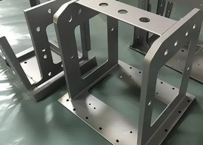 a grey powder coated metal frame
