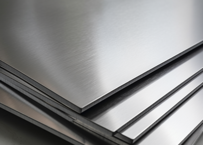 metal sheet with silver gray color