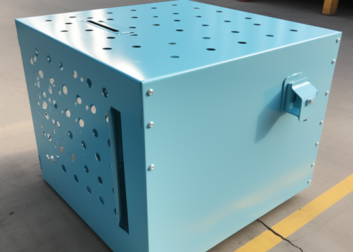 blue plating sheet metal box