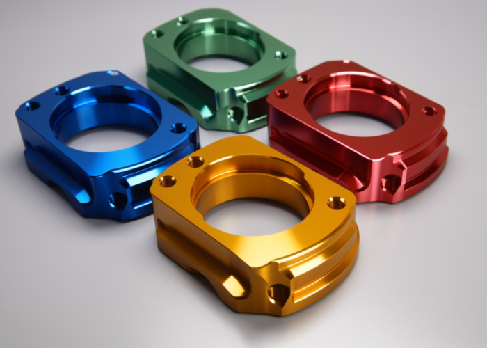 aluminum bike hooks, anodizing, cnc turning