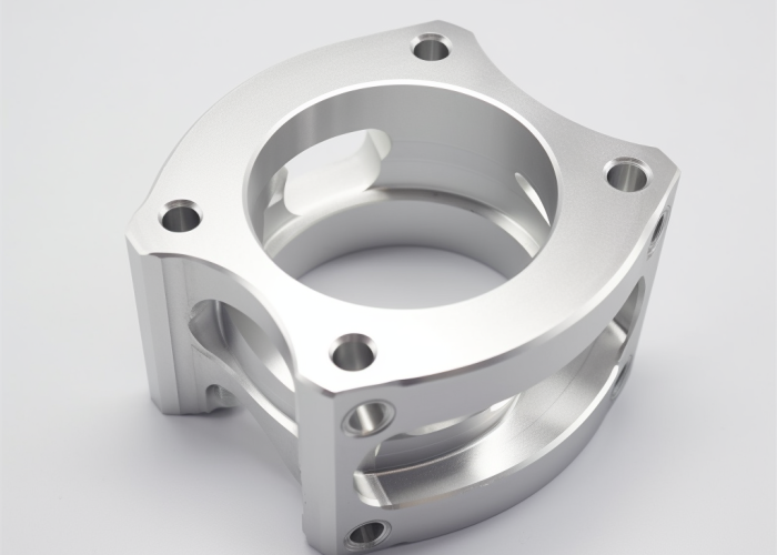 aluminum turning component, no surface treatment