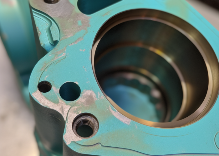 anodized coated damaged