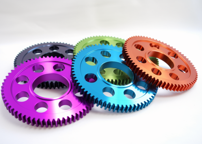anodizing transfer gear. spur.flat