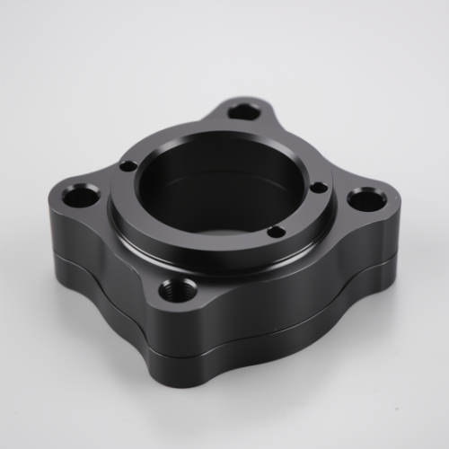 blacken ss part. support base. cnc milling