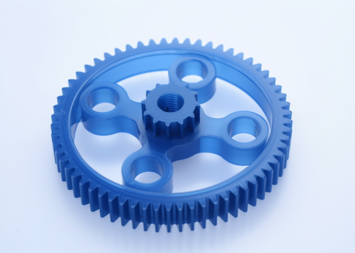 blue injection gear, spur, transmission gear