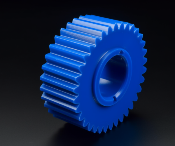 blue spur gear, bike part