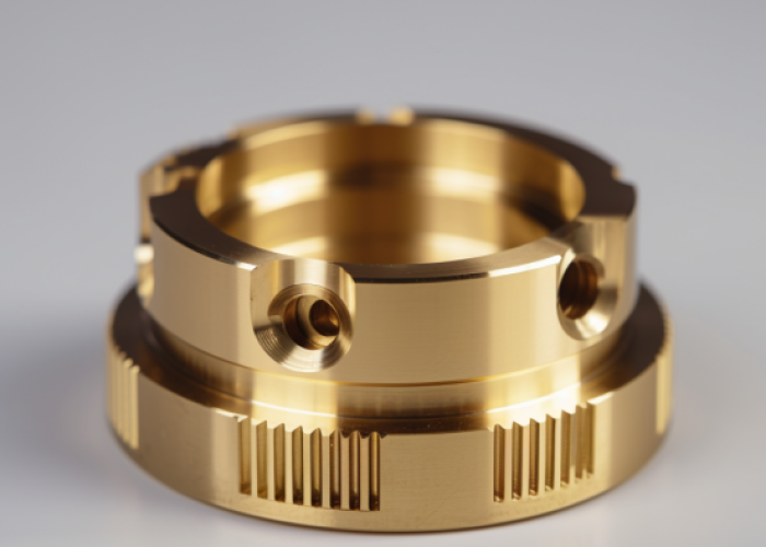 brass, turning, round part