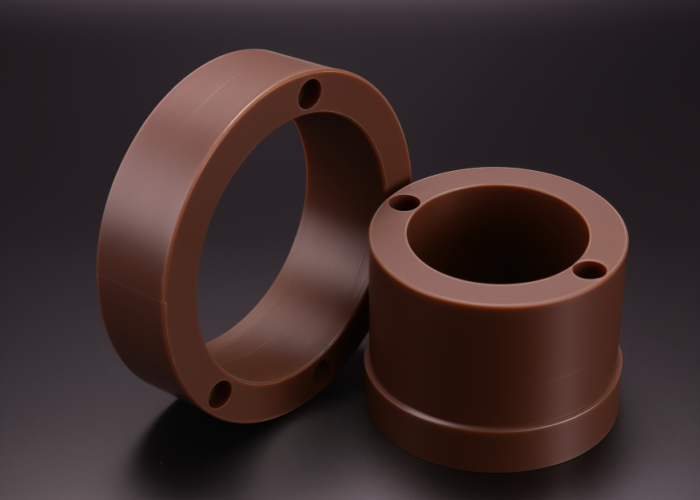 brown acetal turning part