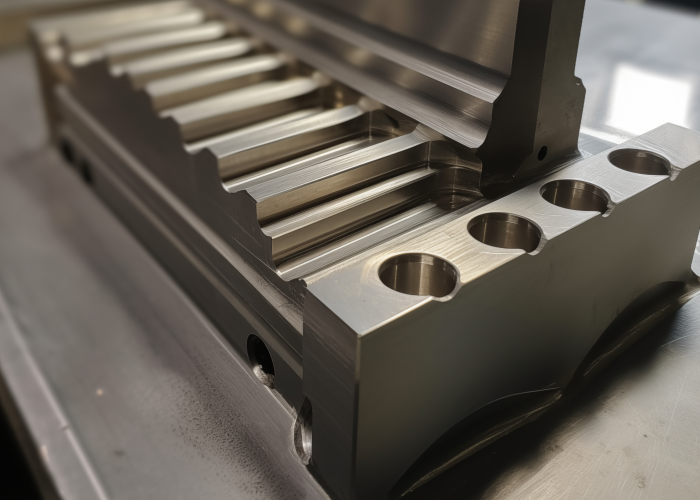 cnc milling part with a slot