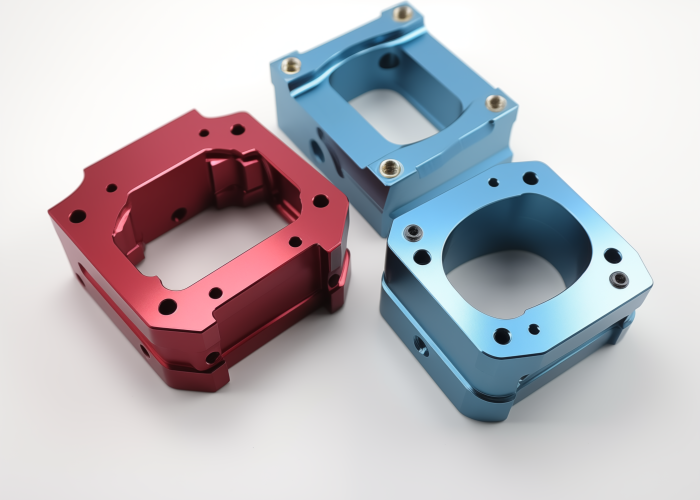 color painted aluminum, milling parts