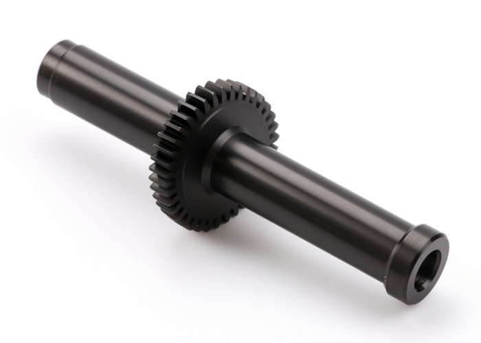 gear shaft, spur gear, black oxide