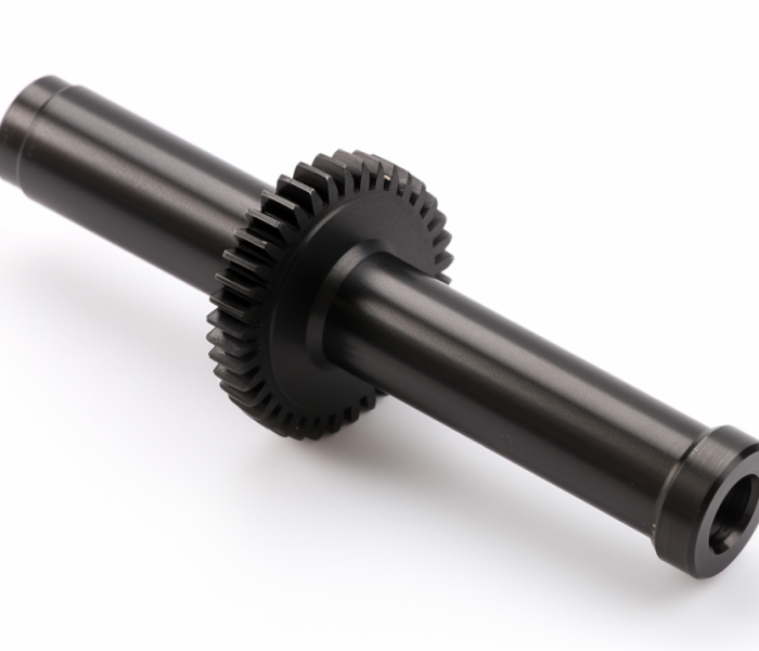 gear shaft, spur gear, black oxide