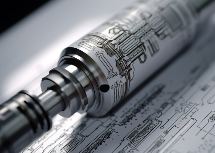 marking in the shaft body laser engraving marking on a metal shaft