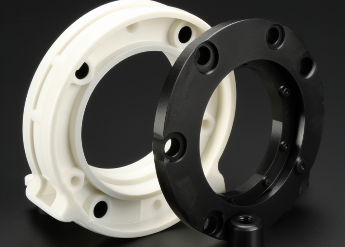 nylon vs delrin machined nylon and delrin part